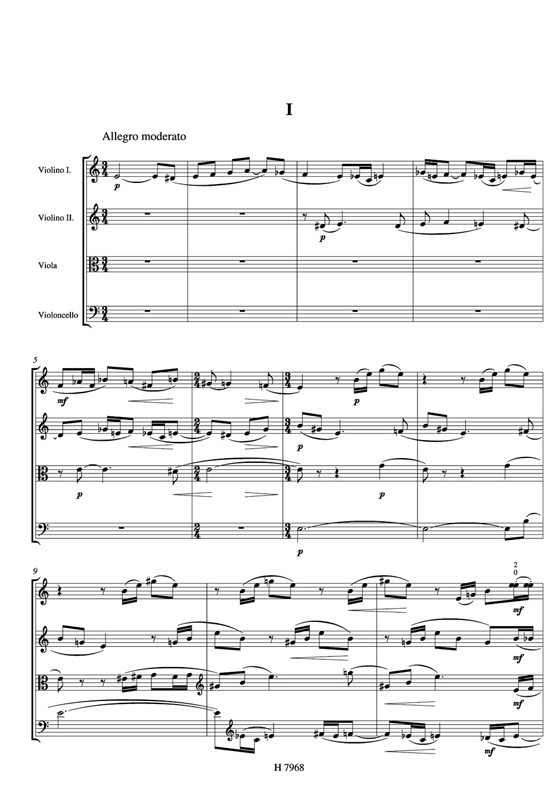 Bohuslav Martinů String Quartet No. 6