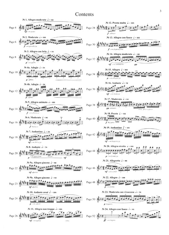 Joachim Andersen Twenty-four Etudes Opus 15 for Flute with Flute 2 Part