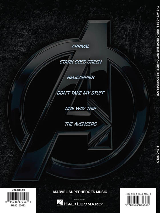 The Avengers: Music from the Motion Picture Soundtrack Piano Solo