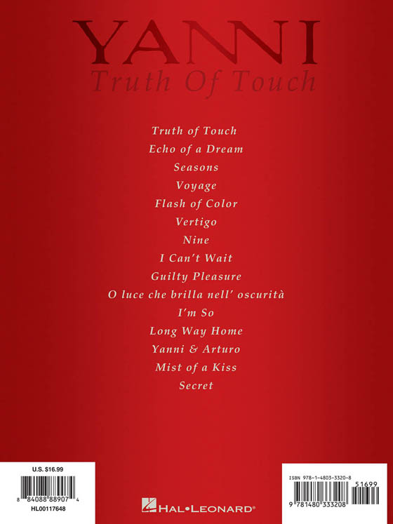 Yanni Truth of Touch Piano Solo