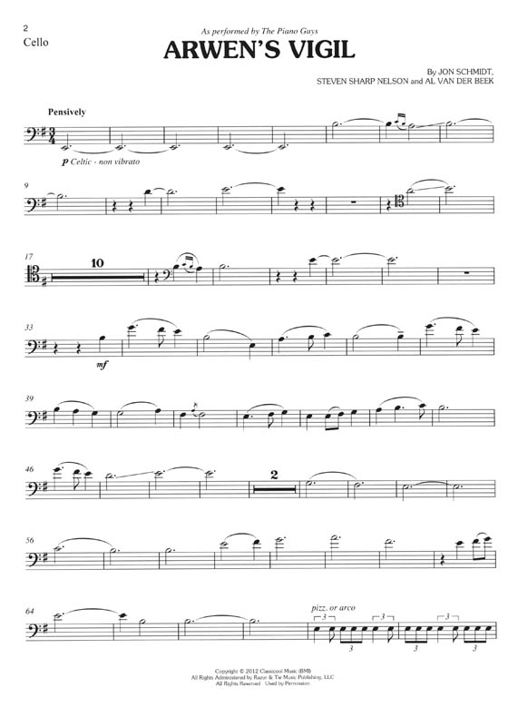The Piano Guys –  Simplified Feavorites: Vol. 1 Easy Piano／Cello