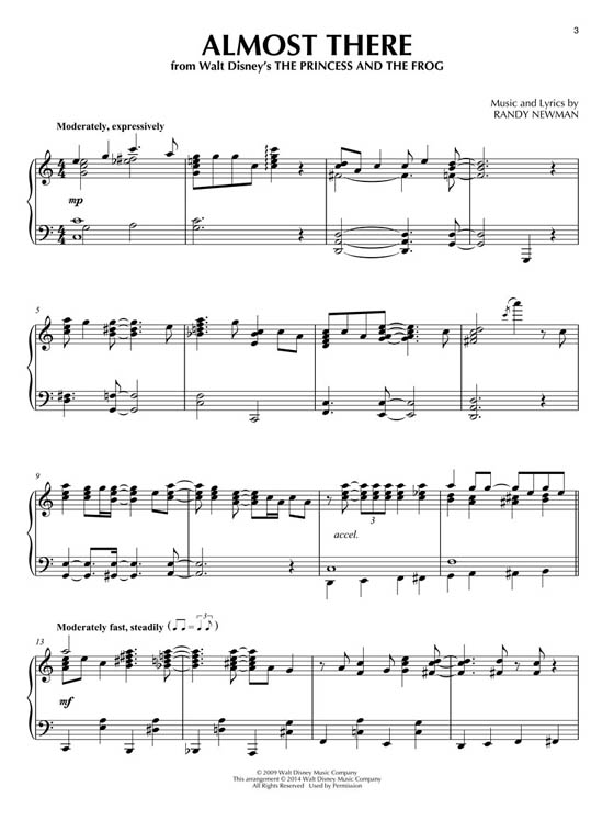 Disney Hits for Piano Solo