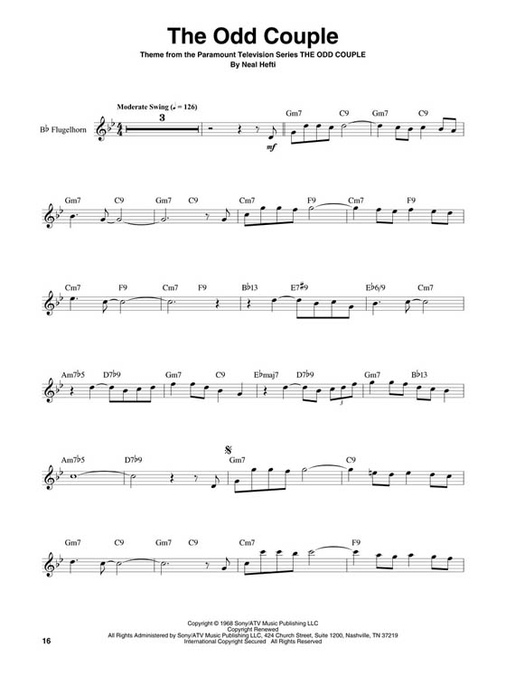 Great Themes Hal Leonard Trumpet Play-Along Volume 4