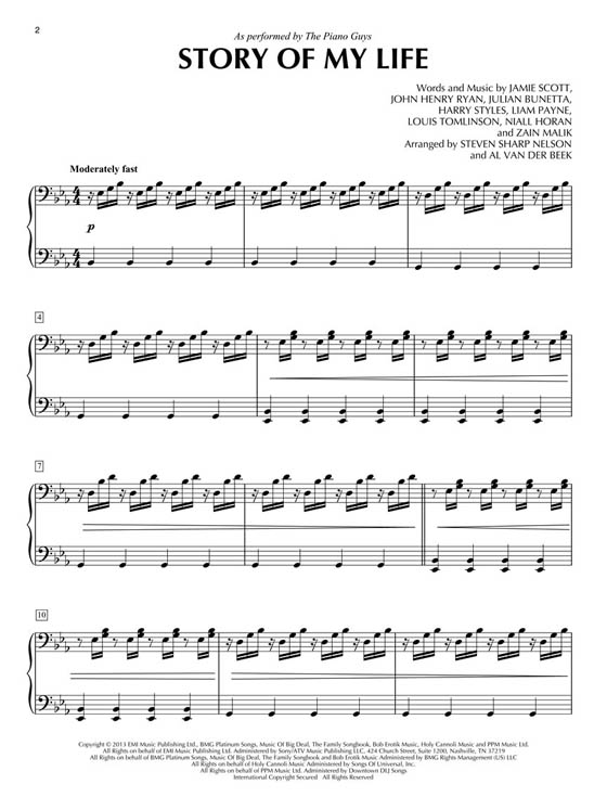 【The Piano Guys Wonders】Hal Leonard Piano Play-Along ,Volume 131