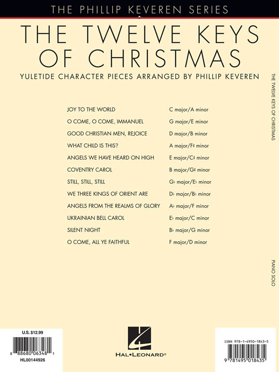 The Twelve Keys of Christmas Piano Solo