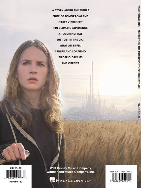 Tomorrowland Music from the Motion Picture Soundtrack Piano Solo