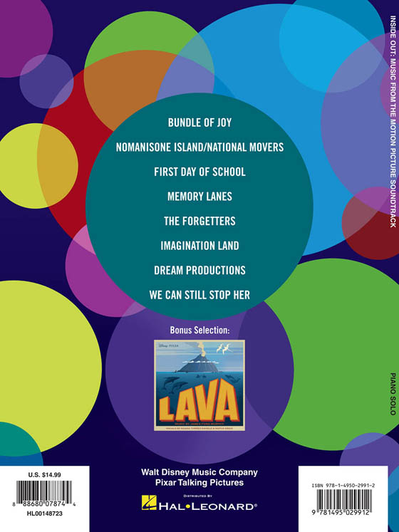 Inside Out: Music from the Disney Pixar Motion Picture Soundtrack Piano Solo Inside Out: Music from the Disney Pixar Motion Picture Soundtrack Piano Solo