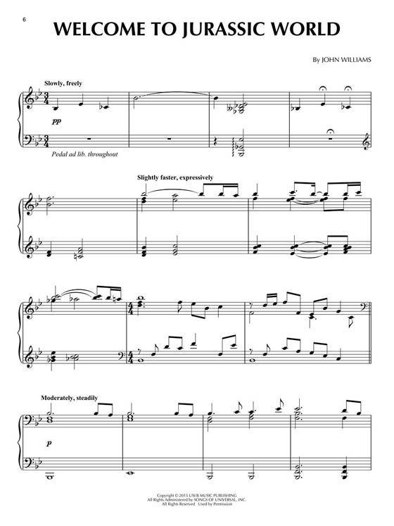 Jurassic World: Music from the Motion Picture Soundtrack Piano Solo Jurassic World: Music from the Motion Picture Soundtrack Piano Solo