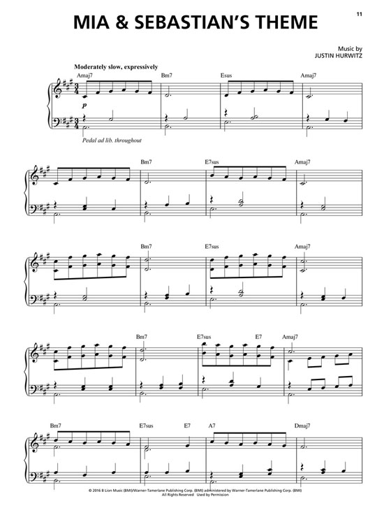 La La Land: Music from the Motion Picture Soundtrack Piano／Vocal／Guitar