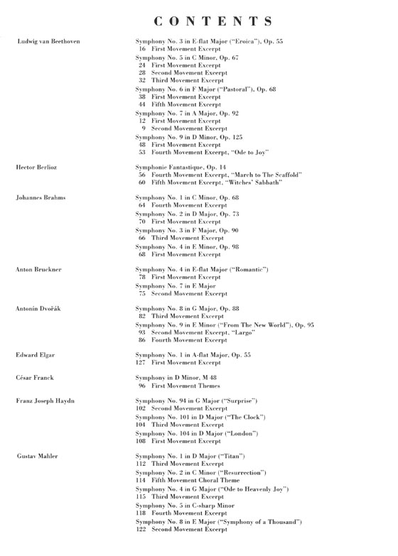 The Symphony Intermediate to Advanced Piano Solo