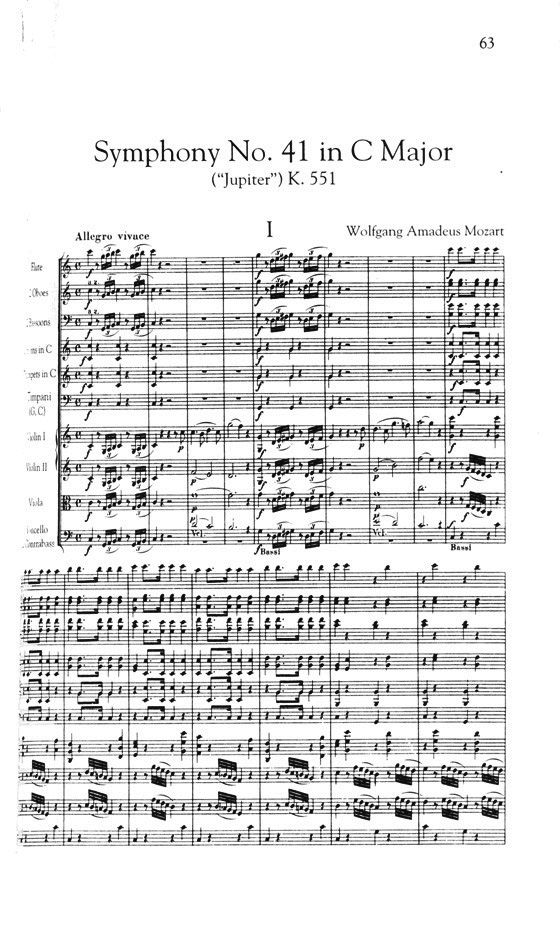 Mozart【Symphony No. 40 & No. 41】Study Score & CD
