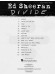 Ed Sheeran  ÷ 【Divide】 Piano／Vocal／Guitar Artist Songbook 