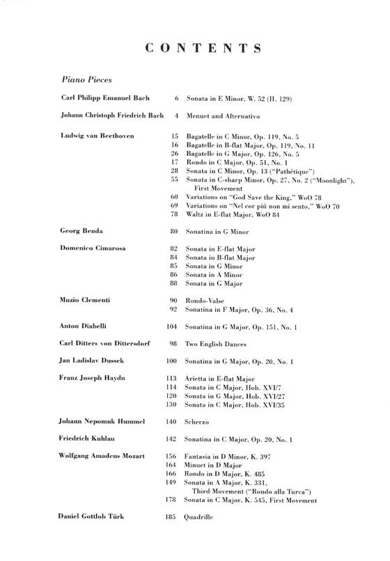 The Classical Era Intermediate to Advanced Piano Solo