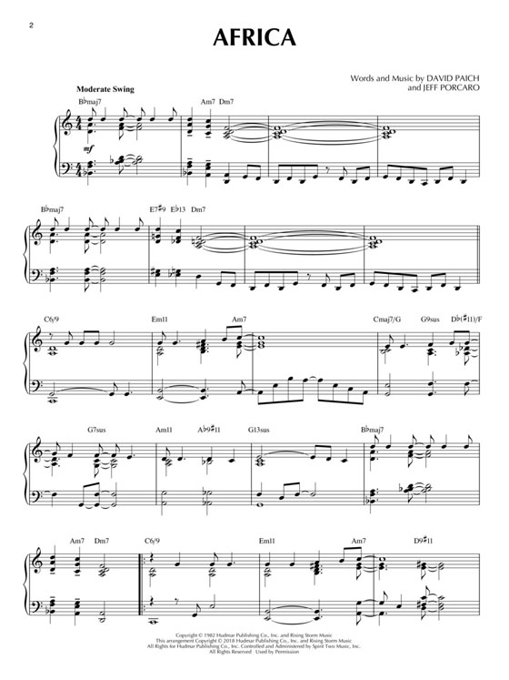 Jazz-Rock Jazz Piano Solos Volume 53