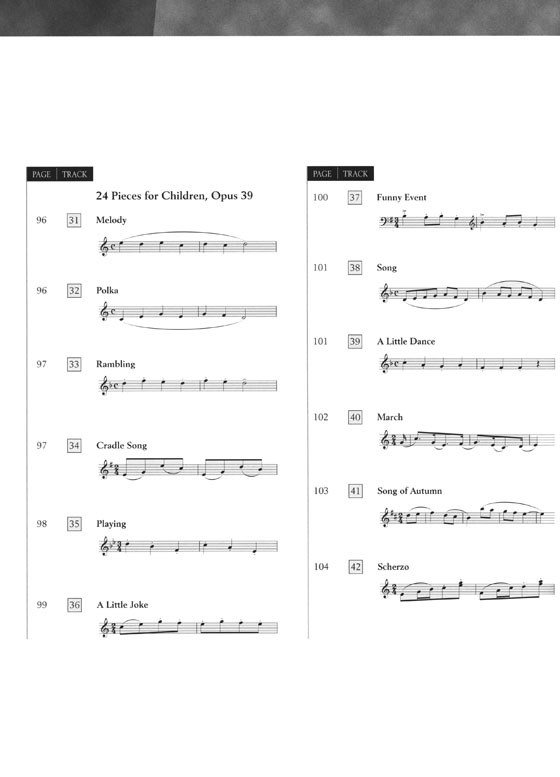 Kabalevsky:  Pieces for Children, Opus 27 and Opus 39