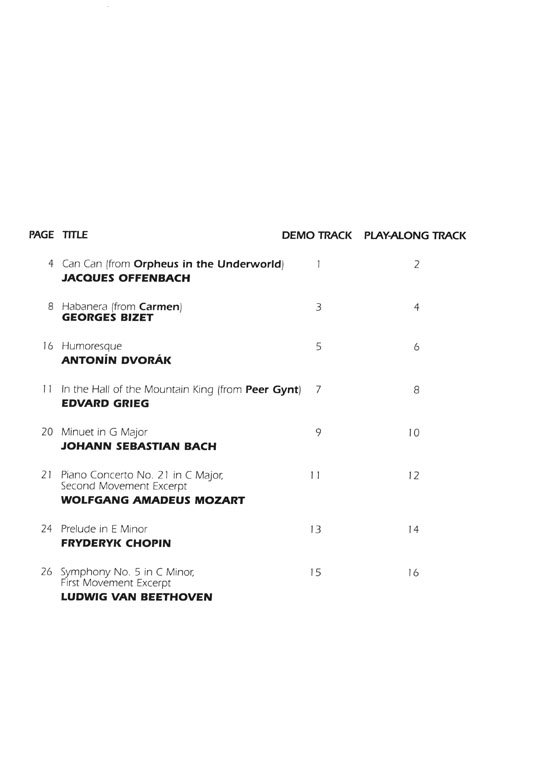Classical Themes Hal Leonard Piano Play-Along Volume 8