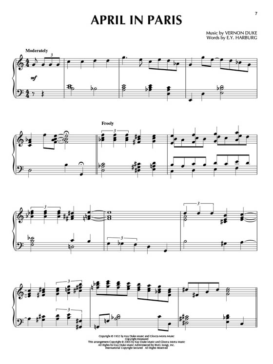 Cocktail Piano Standards for Piano Solo