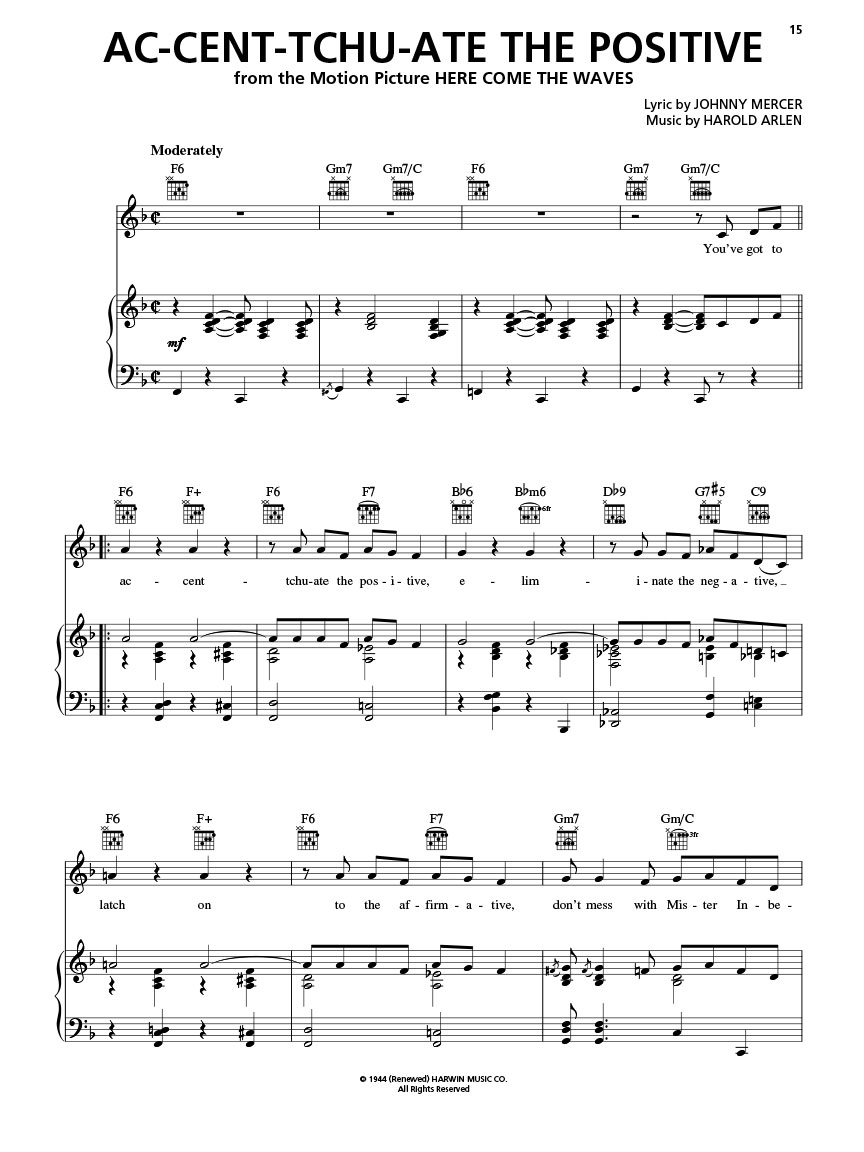 The Great American Songbook – The Composers Piano‧Vocal‧Guitar