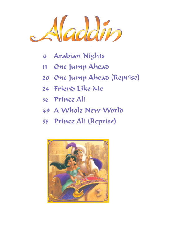 Aladdin Piano‧Vocal‧Guitar