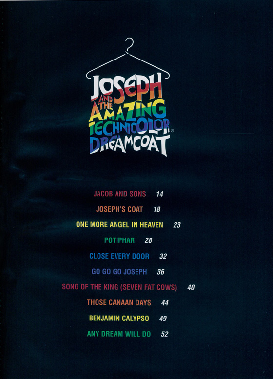 Joseph and the Amazing Technicolor Vocal Selections