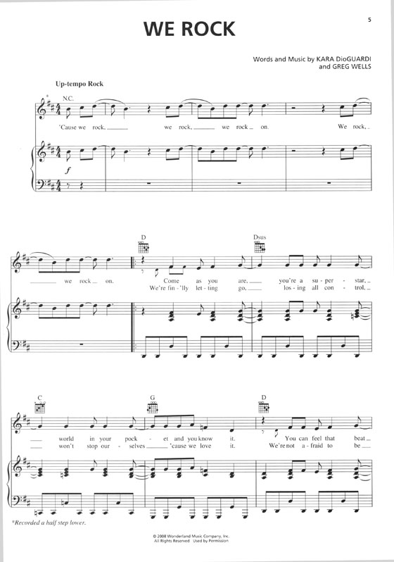 Disney Camp Rock Piano‧Vocal‧Guitar