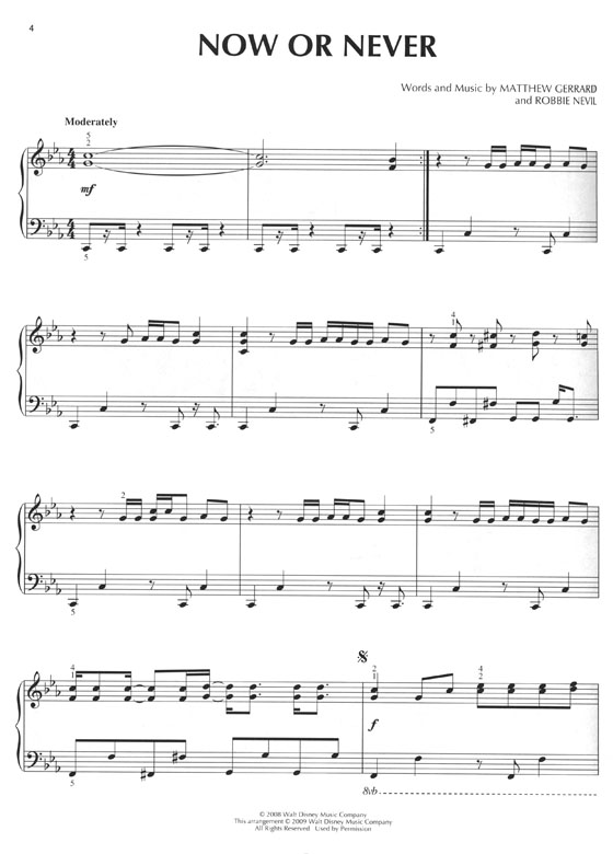 High School Musical 3 Piano Solo