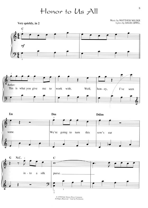 Mulan Easy Piano Mulan Easy Piano