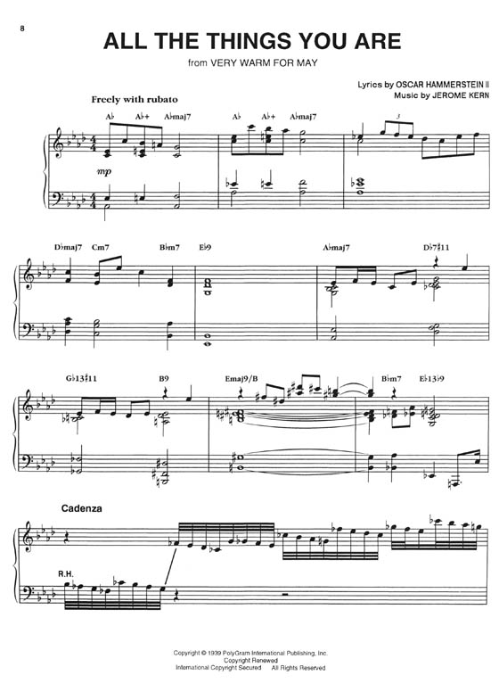 Art Tatum Solo Book Artist Transcriptions‧Piano