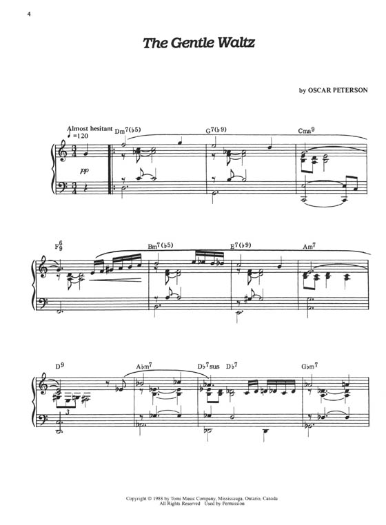 Oscar Peterson Originals 2nd Edition for Piano