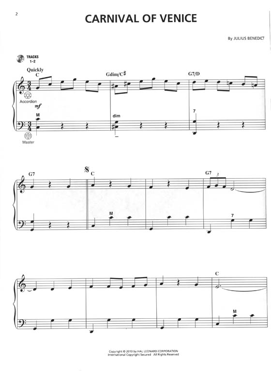Classic Songs Hal Leonard Accordion Play-Along Volume 3