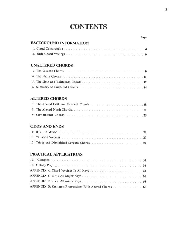 An Introduction to Jazz Chord Voicing for Keyboard by Bill Boyd An Introduction to Jazz Chord Voicing for Keyboard by Bill Boyd