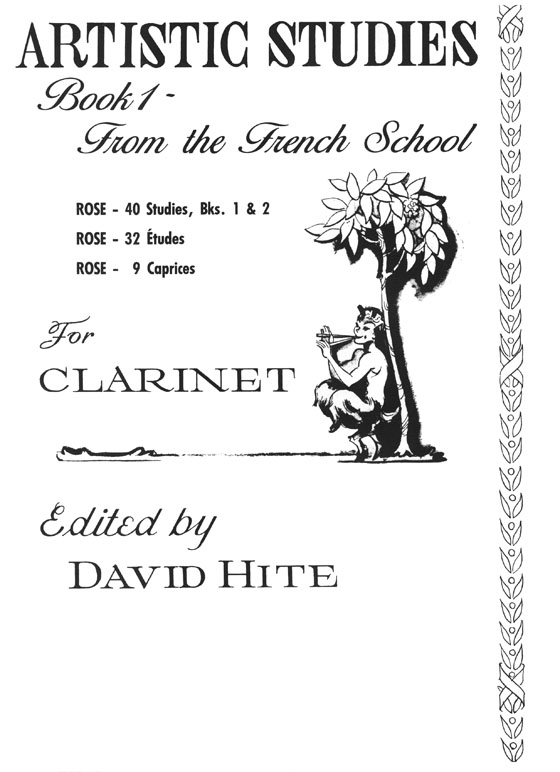 Artistic Studies Book 1 - from the French School for Clarinet