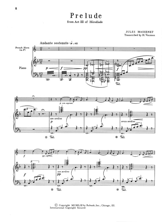 Concert and Contest Collection for French Horn with Piano Accompaniment