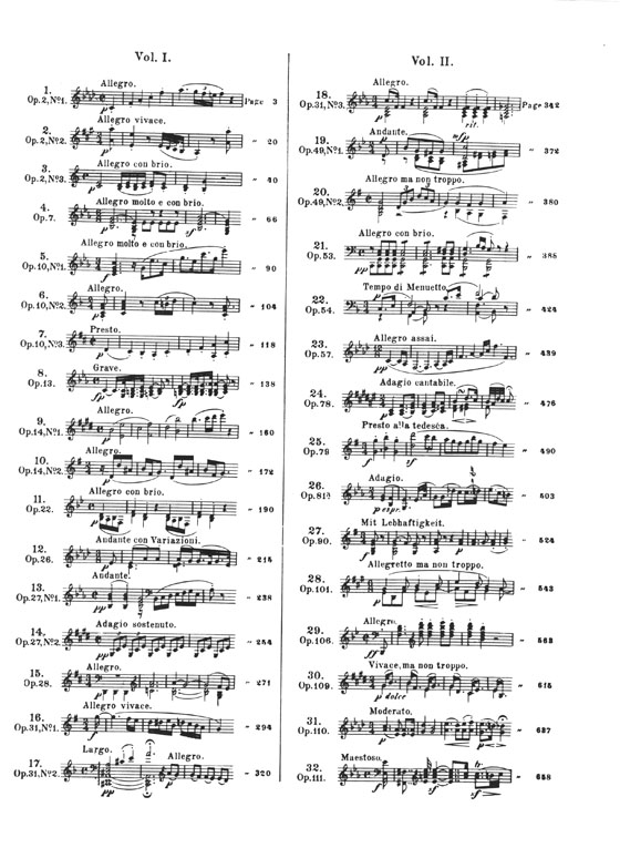 Beethoven Sonatas for the Piano Book Ⅱ (Bülow-Lebert) Beethoven Sonatas for the Piano Book Ⅱ (Bülow-Lebert)