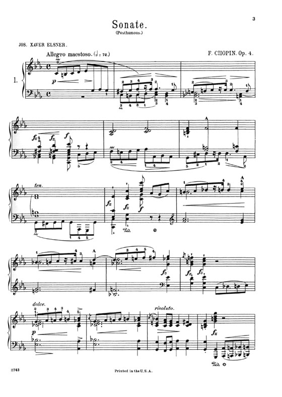 Chopin 【Complete Works for the Piano Book Ⅺ】Sonatas(Mikuli)