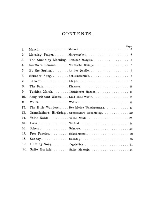 Gurlitt Albumleaves for the Young Op. 101 for The Piano Gurlitt Albumleaves for the Young Op. 101 for The Piano