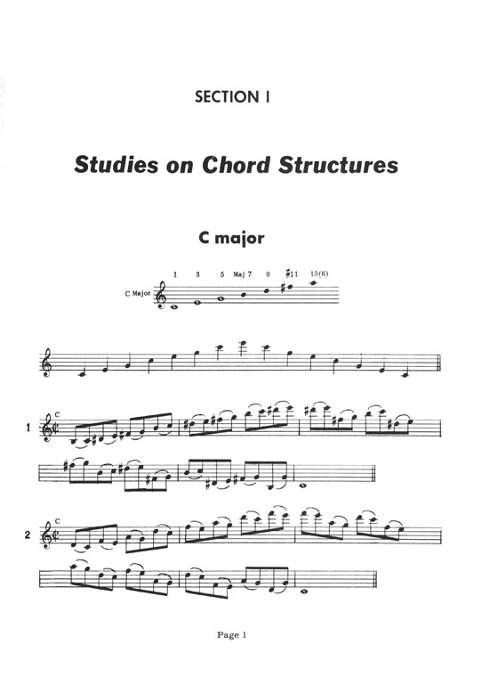 Technique of the Saxophone – Volume 2 Chord Studies
