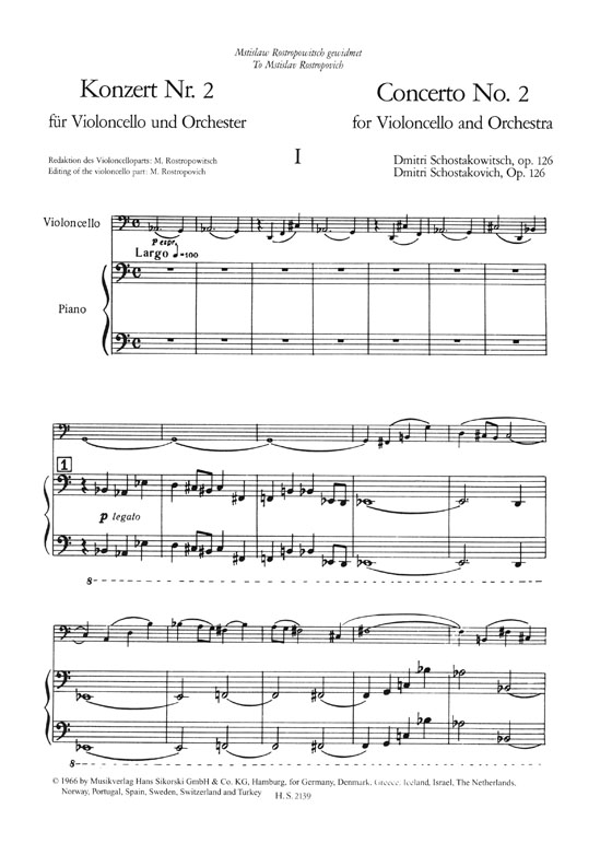 Shostakovich Concerto No.2 for Violoncello and Orchestra Op.126