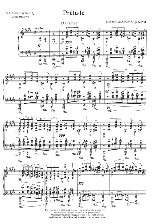 Rachmaninoff【Complete Preludes】for Piano Op. 3, 23, 32