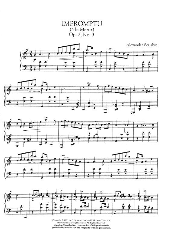 Scriabin Keyboard Essentials (Original Works) for Piano