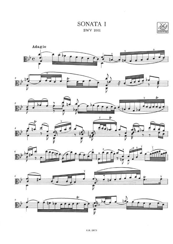 Bach 6 Sonate e Partite per Viola (Revisione di Aldo Bennici)