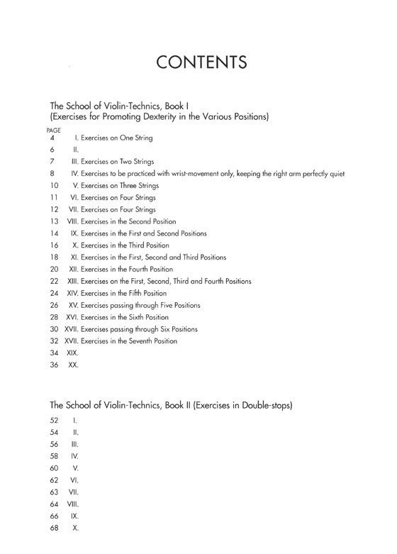 Schradieck The School of Violin Technics: Complete Book 1-3 and Complete Scale Studies