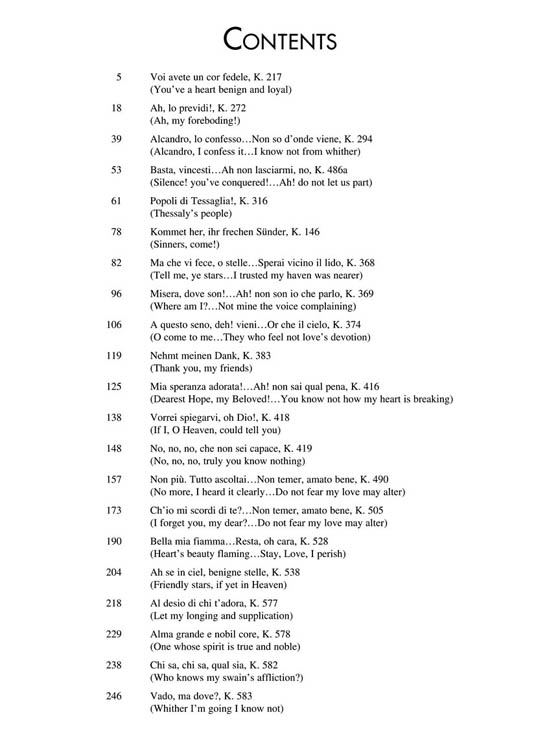 Mozart【Twenty-One Concert Arias】for Soprano, Complete Volumes Ⅰ and Ⅱ Mozart【Twenty-One Concert Arias】for Soprano, Complete Volumes Ⅰ and Ⅱ