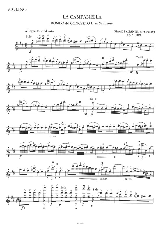 Paganini Album für Violine und Klavier