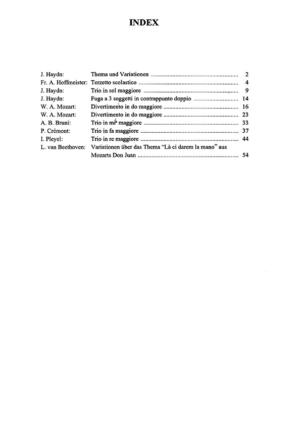 Chamber Music Method for Strings Ⅲ The Classical Trio