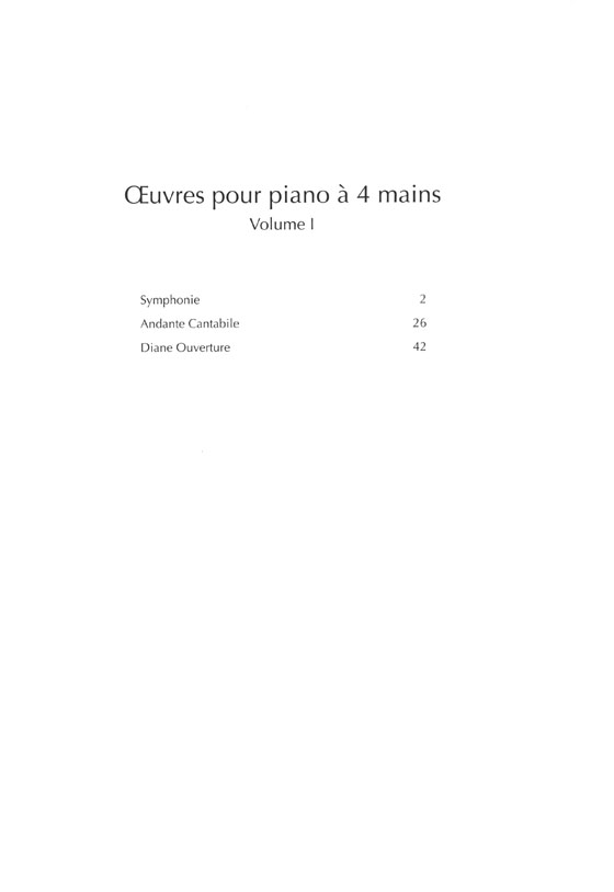 Claude Debussy Œuvres pour Piano à 4 Mains Volume Ⅰ