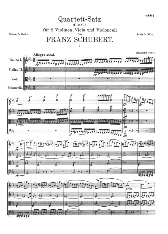 Schubert The Fifteen String Quartets Complete in Three Volumes Volume 3 Miniature Score Schubert The Fifteen String Quartets Complete in Three Volumes Volume 3 Miniature Score