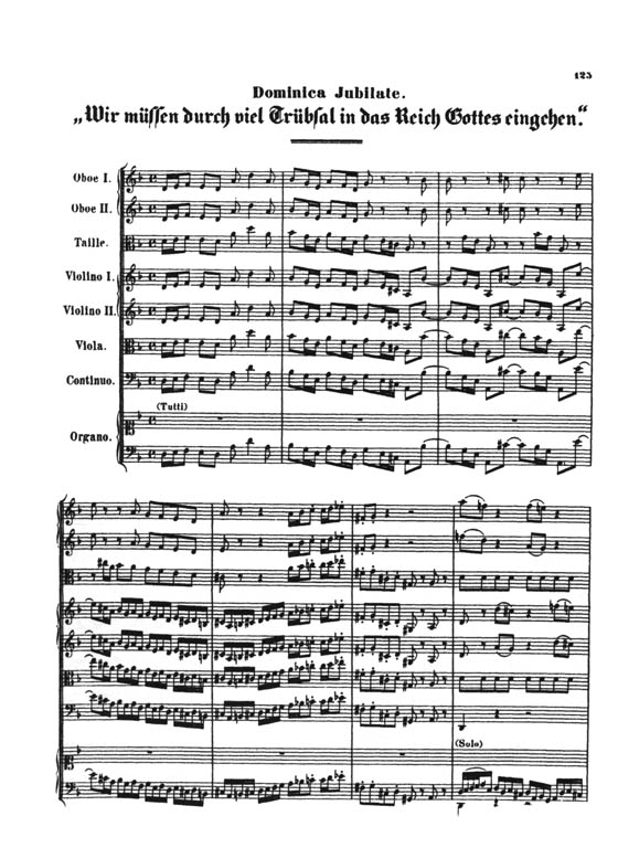 Bach【Cantatas Nos. 146-147】 Miniature Score