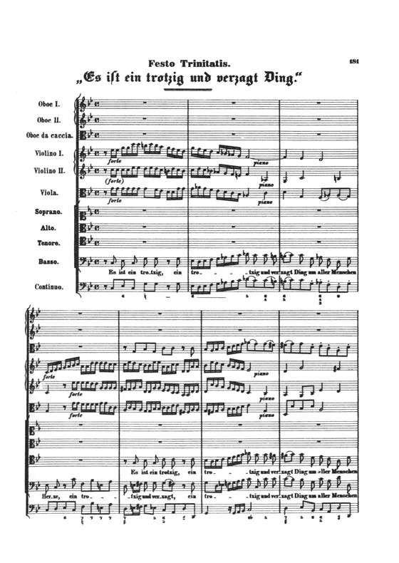 Bach【Cantatas Nos. 176-179】 Volume 48 , Miniature Score