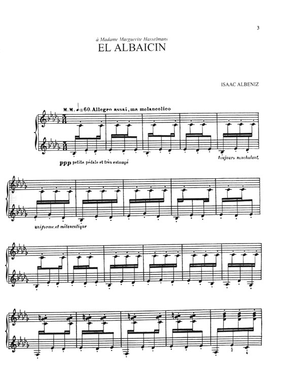 Isaac Albéniz Iberia Volumes III and IV for Piano